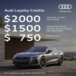 Audi Loyalty Credits
