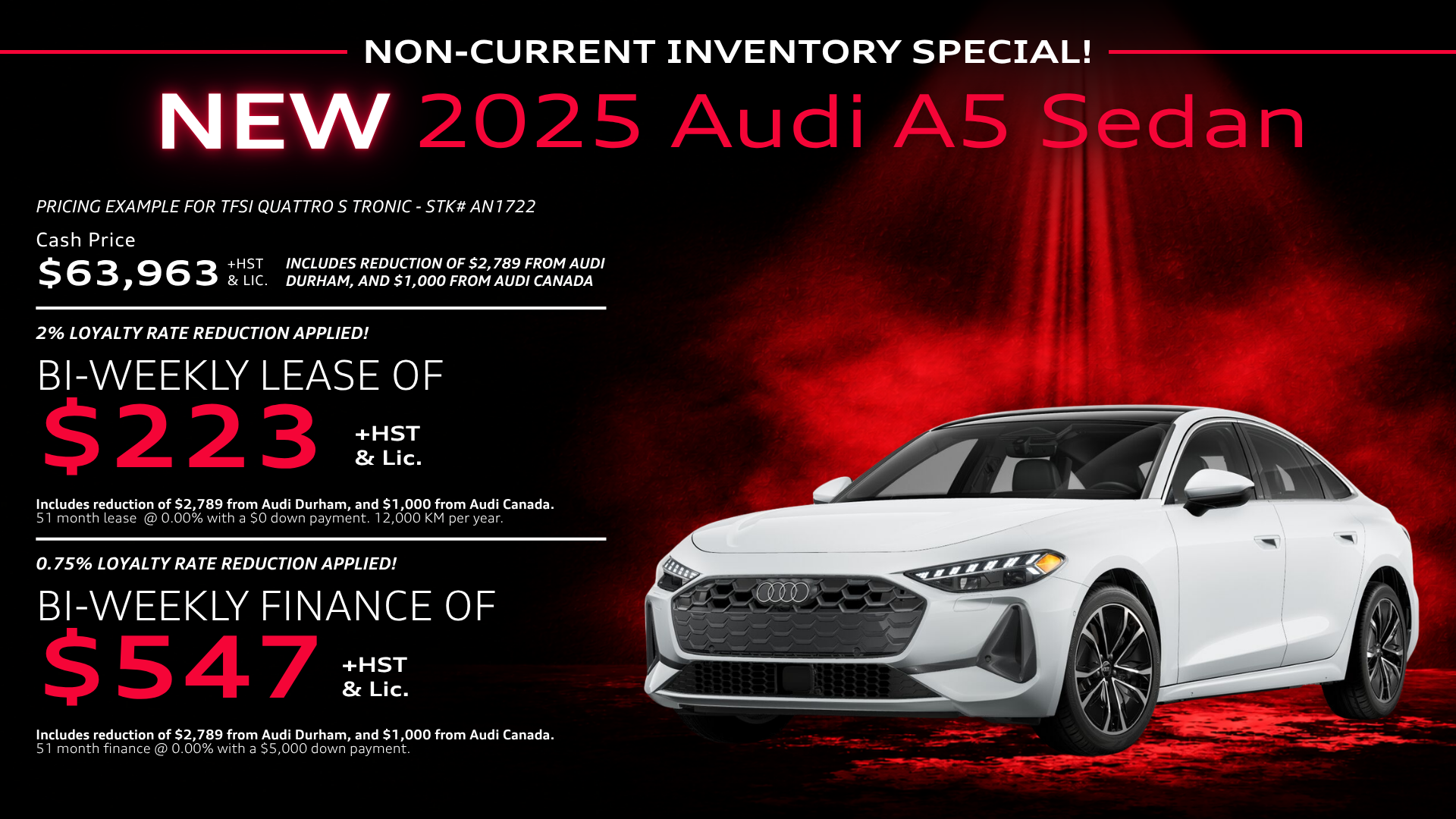 New 2025 Audi A5 - AN1722