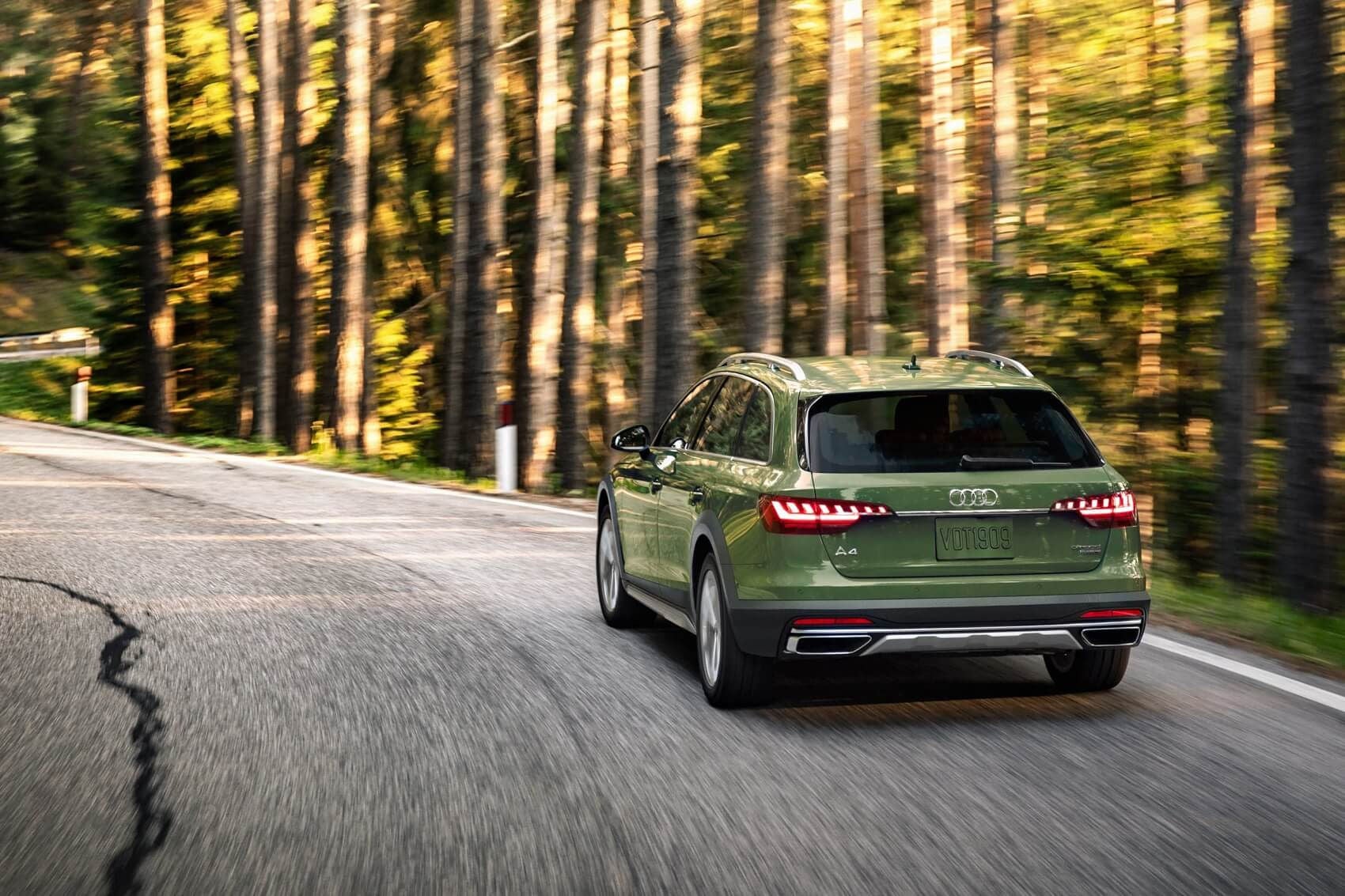 Audi A4 Rear in Green