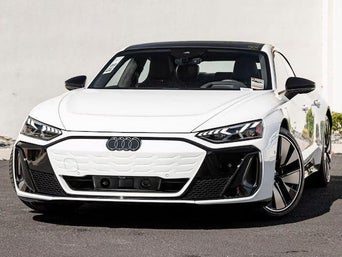 front facing 2026 Audi S e-tron GT parked