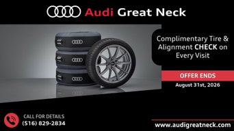 Complimentary Tire & Alignment CHECK on Every Visit