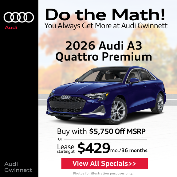 2025 Audi Q3 Lease Offer at Rick Case Audi Gwinnett