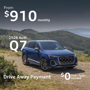 Audi Q7 from $910 monthly
