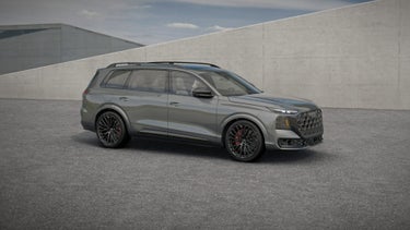 Close up on front of the Audi Q3.