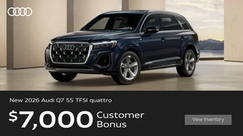 Left side view of parked Q7