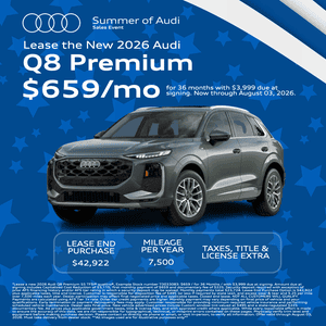 Lease the New 2026 Audi Q8 Premium $659/mo