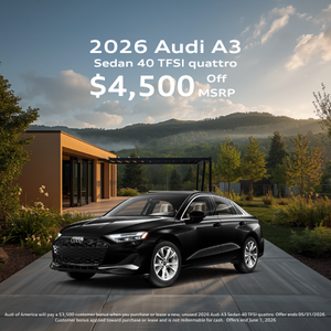 2026 Audi A3 offer at Audi Little Rock