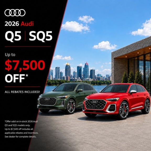2026 Audi Q5-SQ5 Save Up To $7,500 at Audi Huntsville
