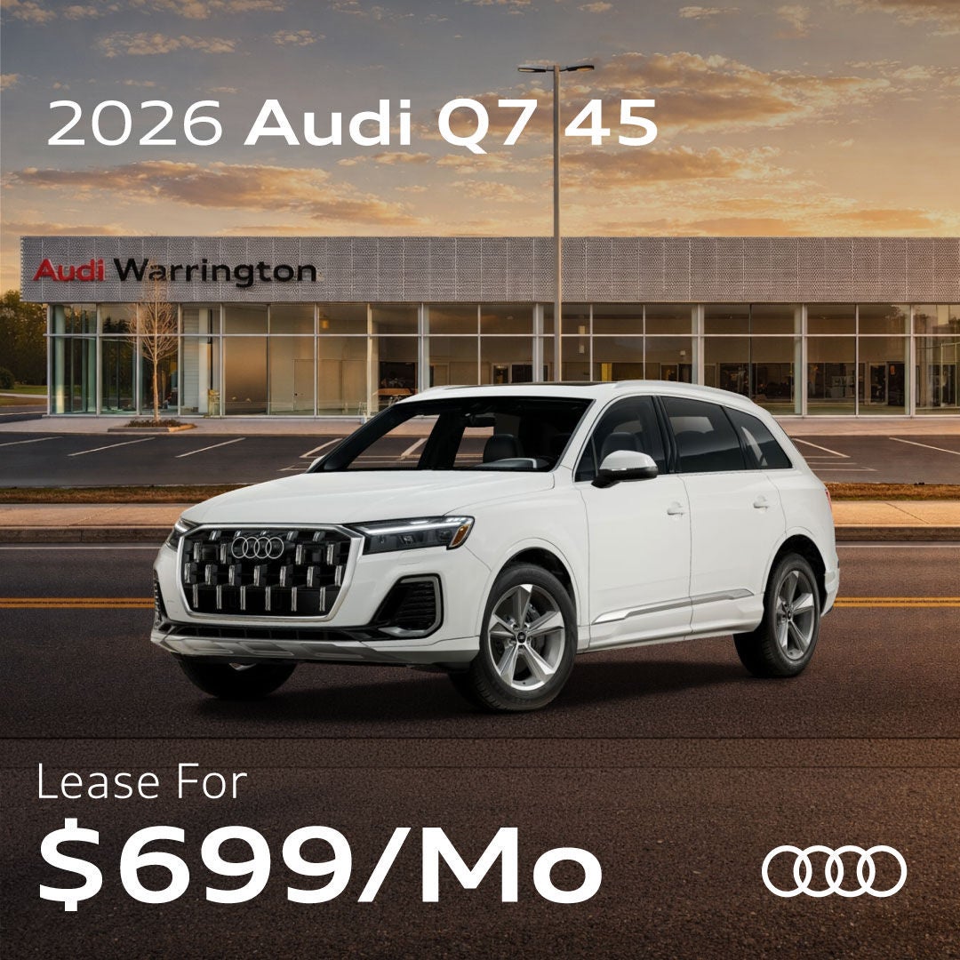 Audi Q7 Lease Deal at Audi Warrington.