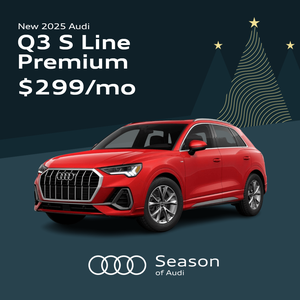 New 2025 Audi Q3 S Line Premium $299/mo