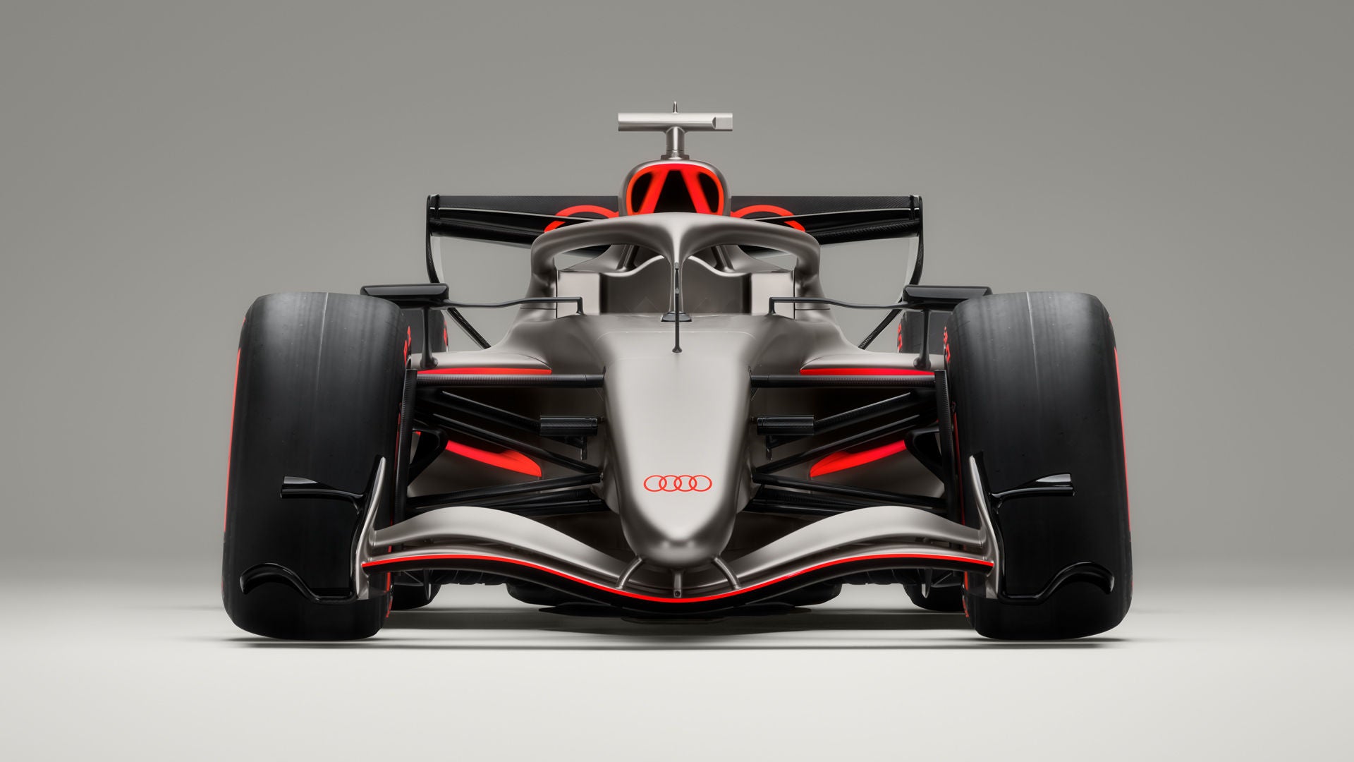 View of the Audi R26 Concept.