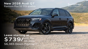 New 2026 Audi Q7 Premium Plus 55 TFSI quattro Lease starting at $739/ mo. for  36 mos. $6,365 Down Payment