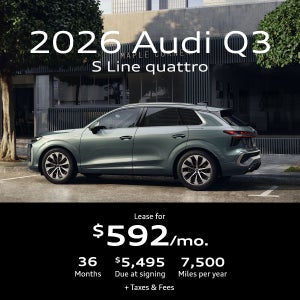 2026 Audi Q3 S line quattro Lease For $592/mo