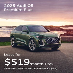 front facing 2025 Audi Q5 parked
