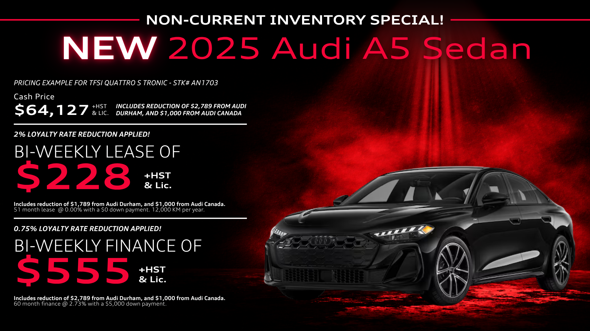 New 2025 Audi A5 - AN1703