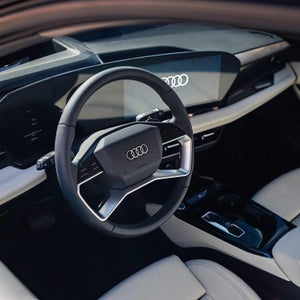 Audi e-tron interior cockpit — schedule an electric test drive at Audi Sewickley near Pittsburgh