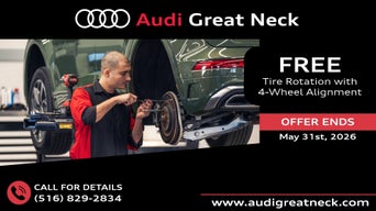 Free Tire Rotation with 4-Wheel Alignment