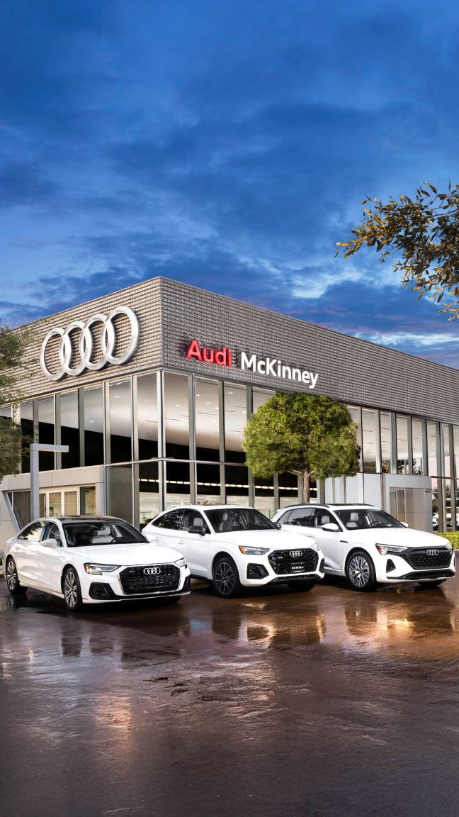 Sewell Audi McKinney dealership façade