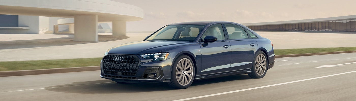 Side view of 2026 Audi A8
