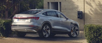 Back view of audi car