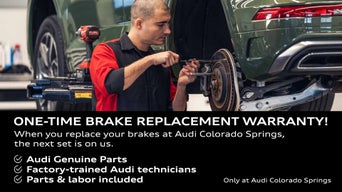 One-time Brake Replacement Warranty on Us!