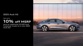 Rear view of an Audi A5