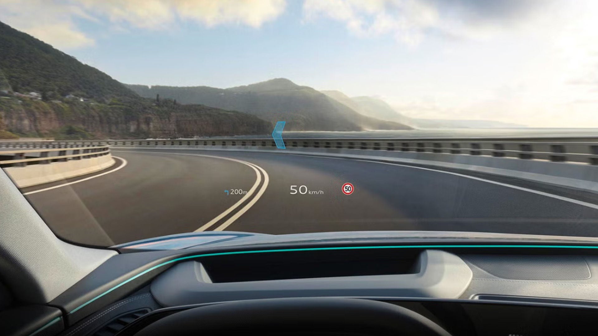 Audi Q6 e-tron Head-Up Display