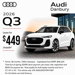 Side view of an Audi vehicle