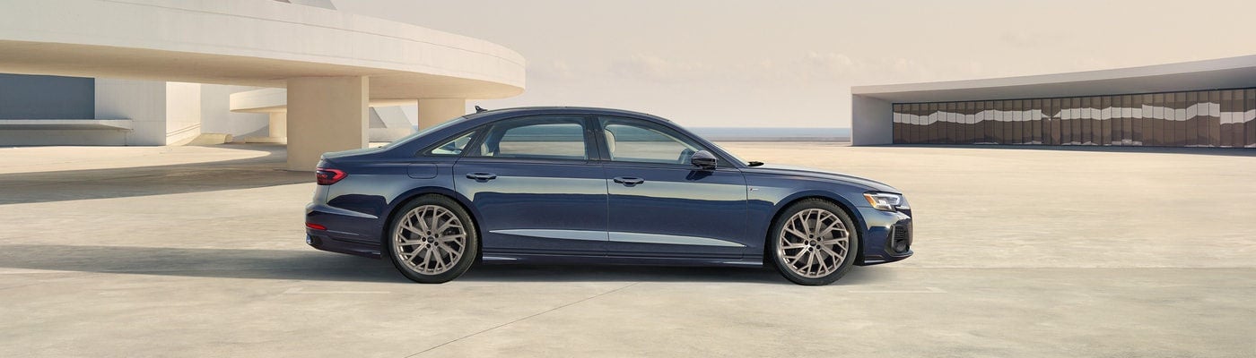 Side view of 2026 Audi A8