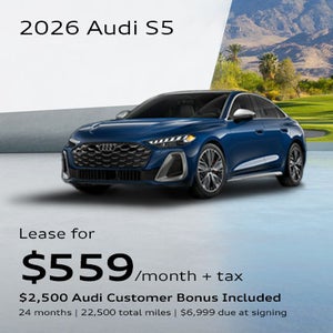 front angle 2026 Audi S5 Sedan parked