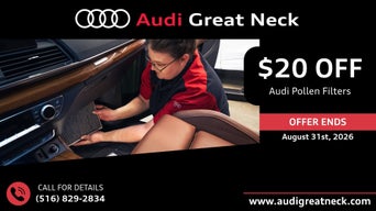 $20 Off Genuine Audi Pollen Filters