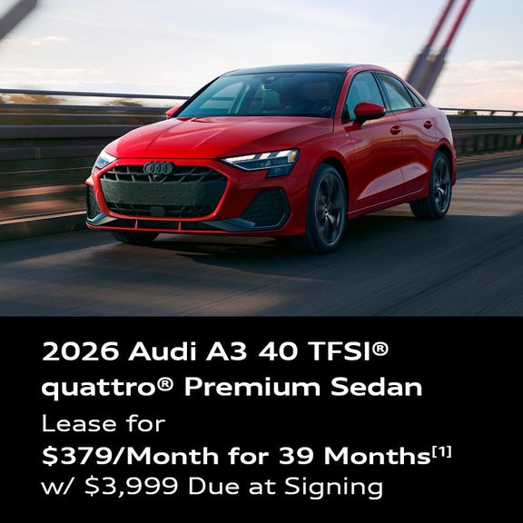 2026 Audi A3 40 TFSI® quattro® Premium Sedan