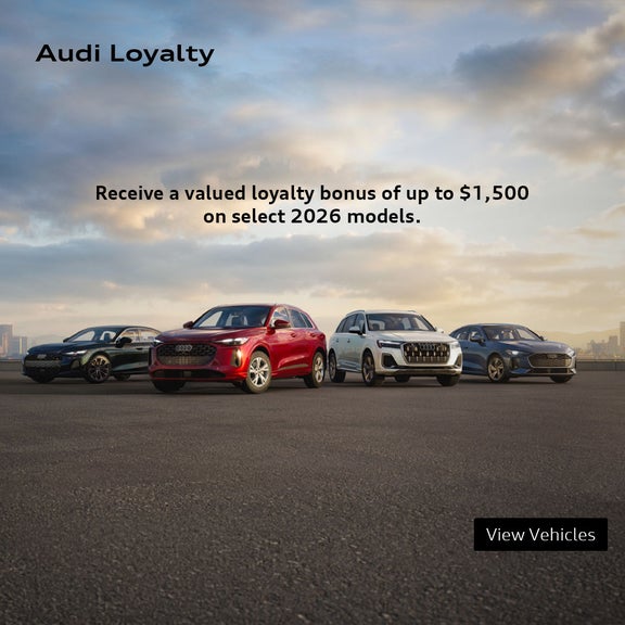 Audi Loyalty Bonus up to $1,500