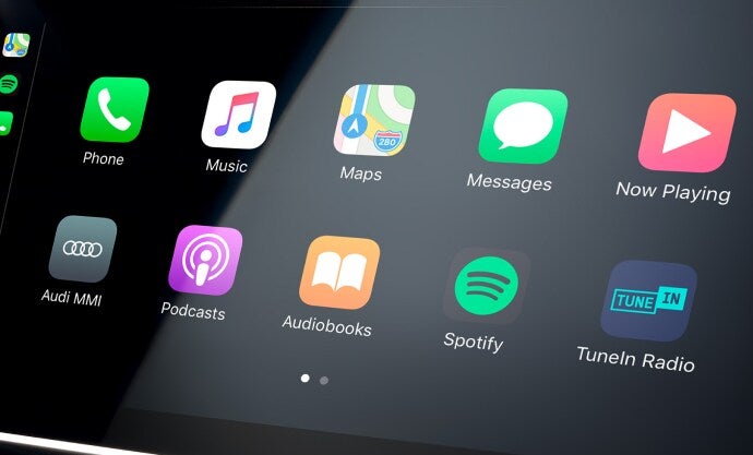Audi smartphone interface