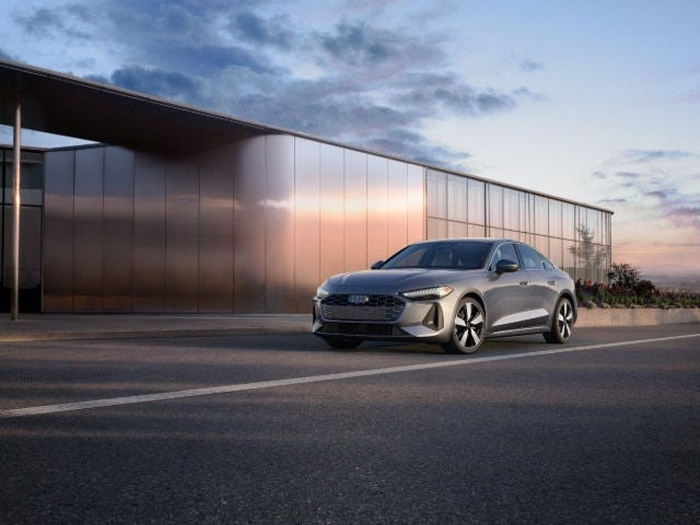 Side profile of the Audi A5 emphasizing its sporty silhouette and aerodynamic design