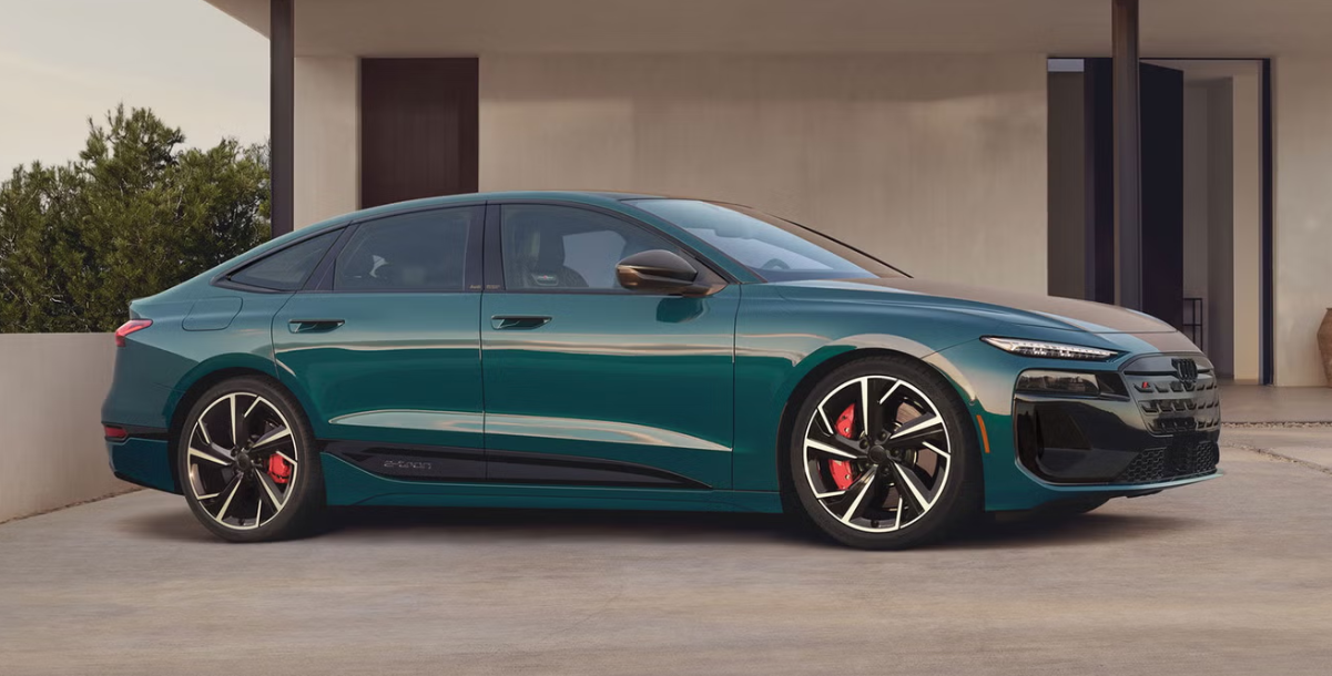 Exterior of a 2027 Audi S6 Sportback e-tron