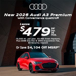 Side view of an Audi A3