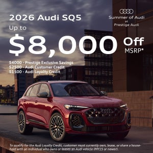 Audi SQ5 Discount Offer