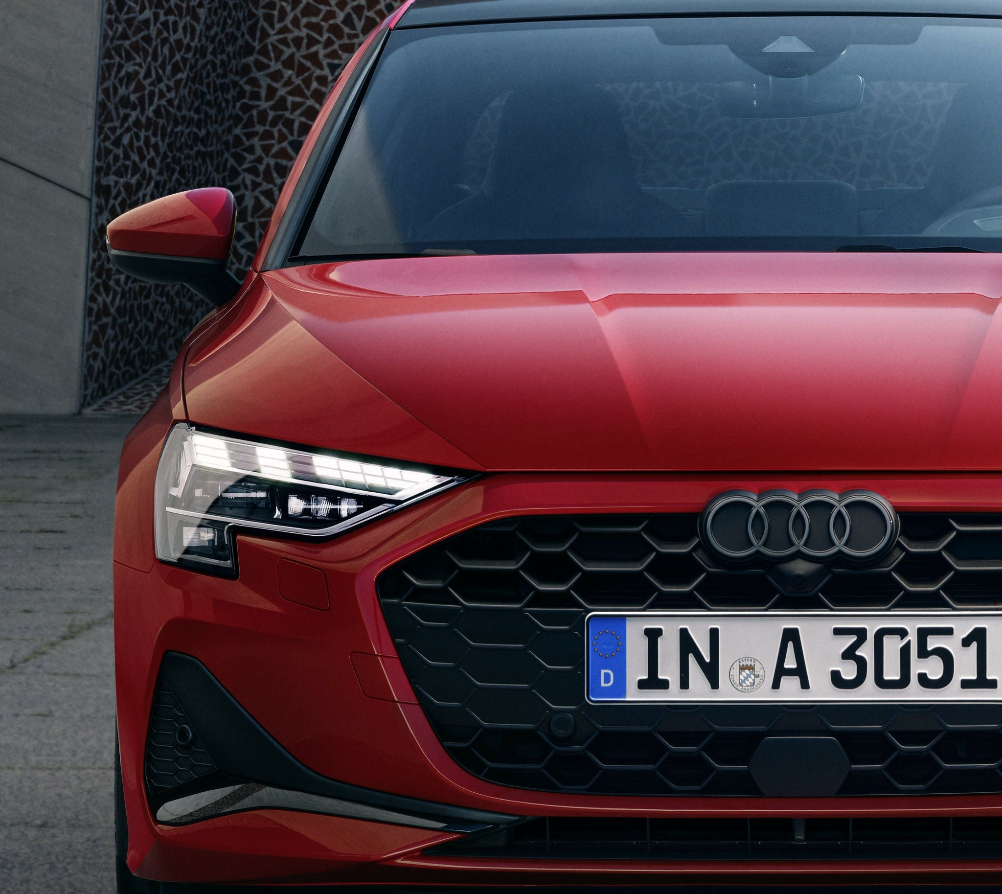 2025 Audi A3 Sedan Front Close-up