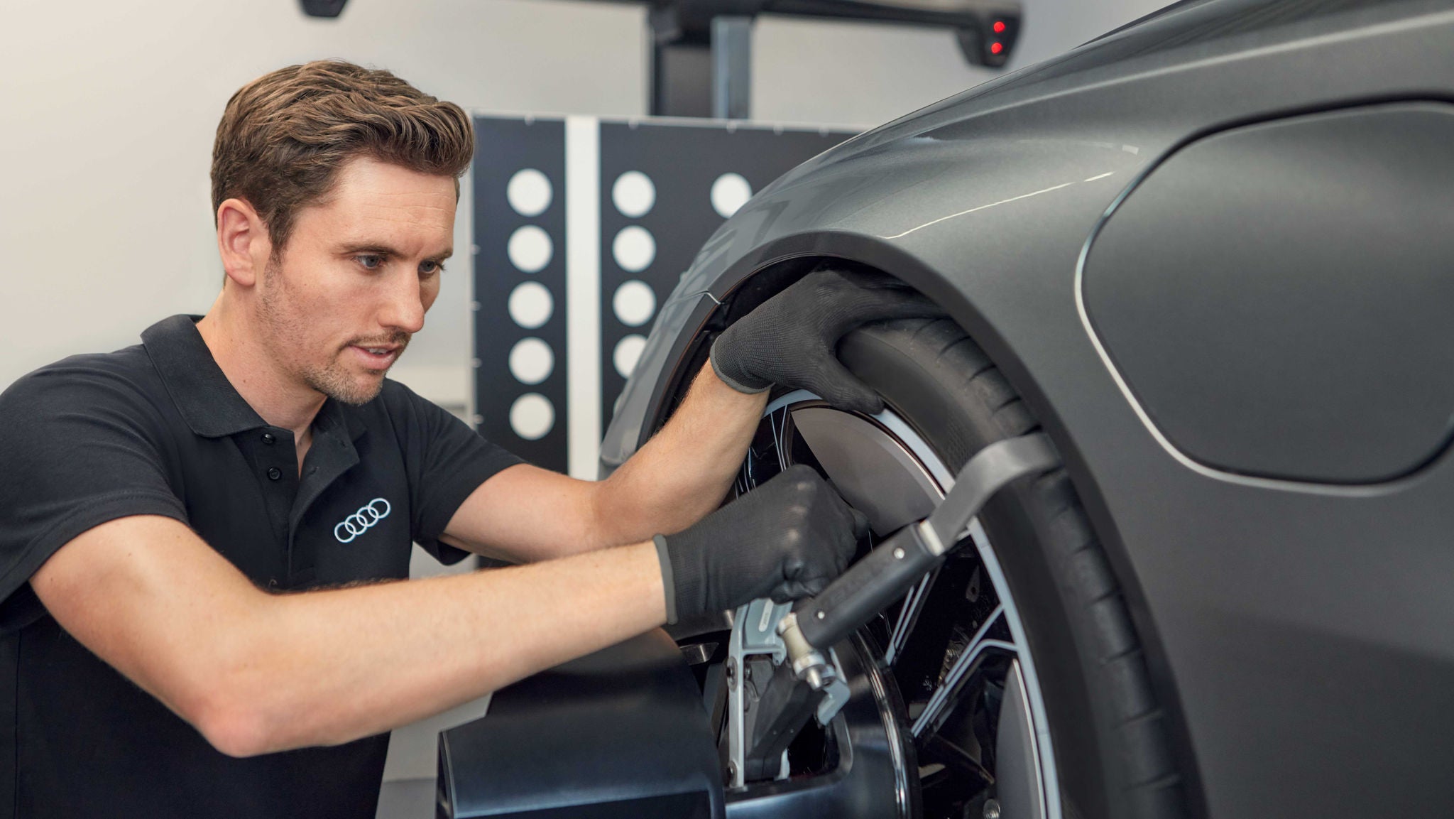 Service technicians.