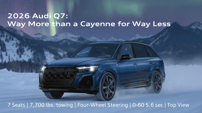 Audi Q7 best value in full size SUV with most bang for the buck