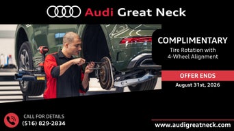 Complimentary Tire Rotation with a $279.99 Four Wheel Alignment
