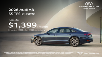 Lease the Audi A8 in Manhattan New York Today NYC