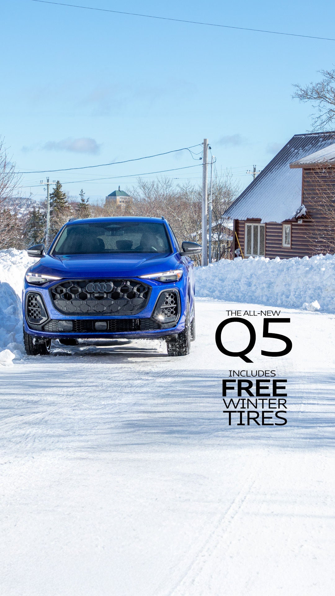 Get Free winter tires on the all-new Q5