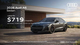 Lease The Audi A6 In Manhattan NY Today
