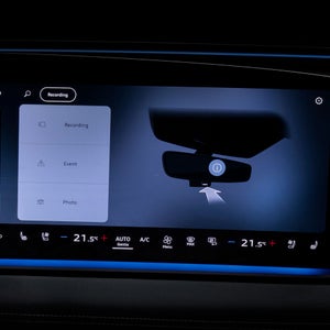 Image of the dashcam feature on the Audi MMI in the Audi S5.