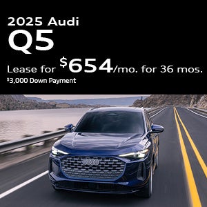 Offer for the 2025 Audi Q5.