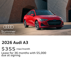 2026 Audi A3 July Special from Audi San Jose