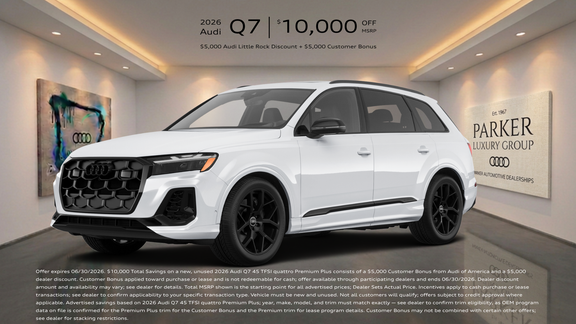 2026 Audi Q7 Lease Offer in Little Rock, Arkansas