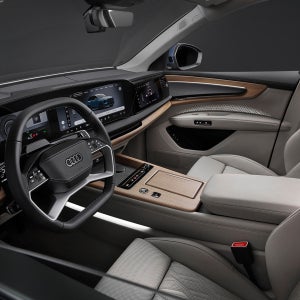 Vue intérieure l’Audi Q7.